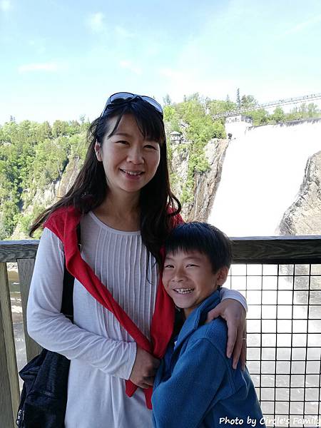 魁北克 水晶瀑布 Montmorency Falls.高 魁北克 水晶瀑布 Montmorency Falls.高