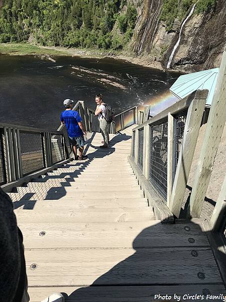 魁北克 水晶瀑布 Montmorency Falls.高 魁北克 水晶瀑布 Montmorency Falls.高