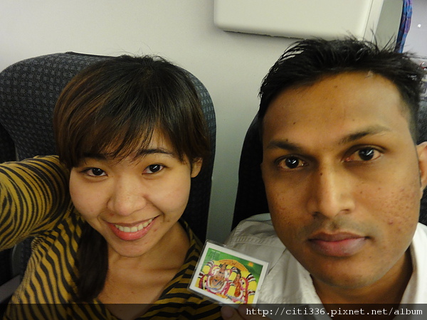 i met an angel on tiger airways!!! new friend-Kartik! 