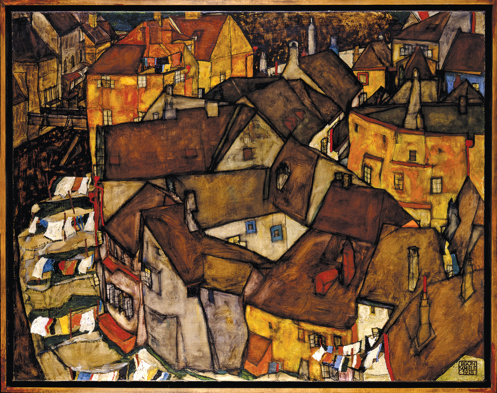 Egon_Schiele_-_Krumau_-_Crescent_of_Houses_(The_small_City_V)_-_Google_Art_Project