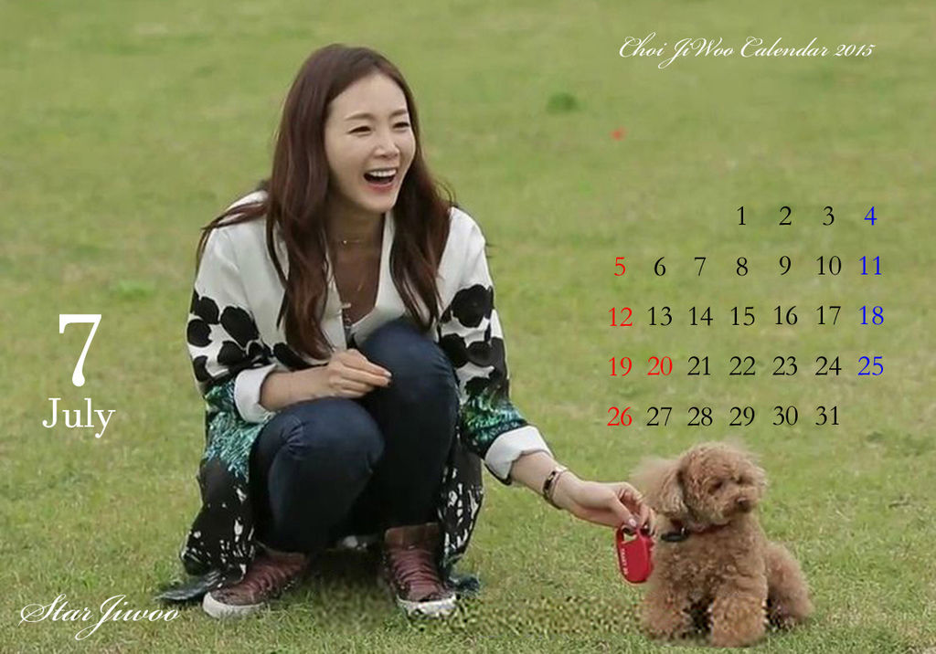 Jiwoo Calendar 2015-7