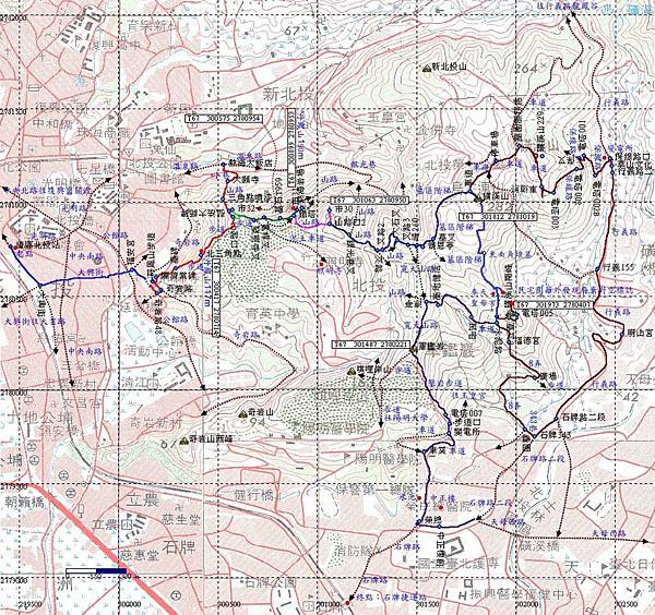 磺溪山 map