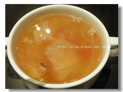 La  Bettola義大利食堂今日湯-蕃茄蔬菜湯.JPG