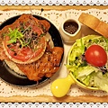 Hana cafe大安店_加州田園雞腿飯.JPG