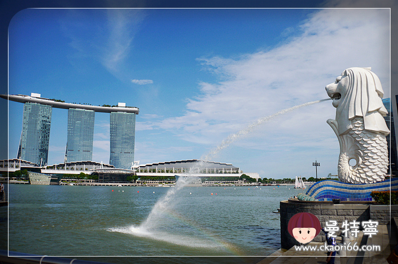 [新加坡自由行景點]魚尾獅公園Merlion Park