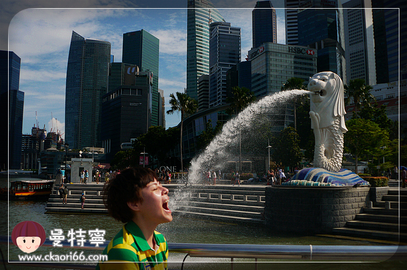 [新加坡自由行景點]魚尾獅公園Merlion Park