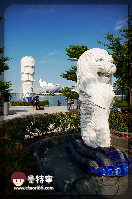 [新加坡自由行景點]魚尾獅公園Merlion Park