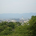 從清水寺可以望見京都塔