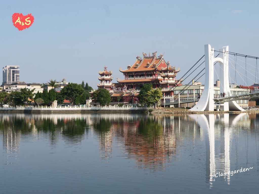 [旅遊] 桃園 龍潭大池~龍戲水池、貨櫃屋、倒影