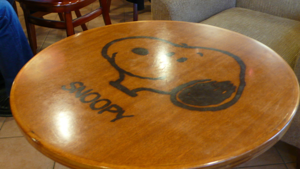 我愛的Snoopy大頭桌