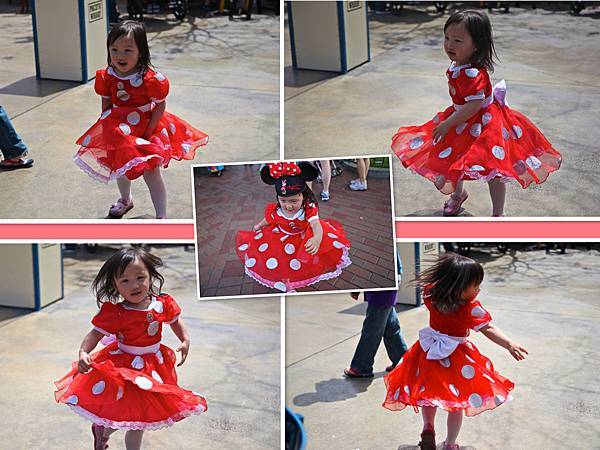 Dancing Chloe in Disneyland