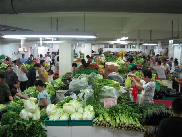 朝內南小街菜市場一樓