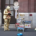 A street performer