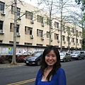 In front of Dorm Zhu