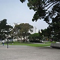 Cesar Chavez Student Center(in white)