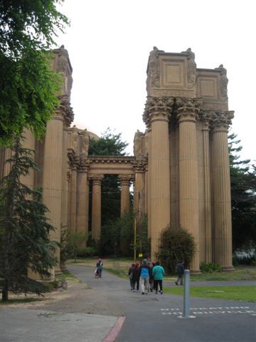Entrance to The Palace of Fine Arts