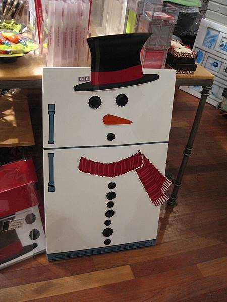 Snowman Refrigerator Magnet Set