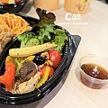 台南好田洋食餐廳-洋食餐盒-焗烤雞腿紅醬義大利麵5.JPG