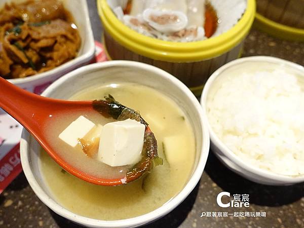 味增湯.白飯-好正點港點食堂-台南店@新光三越中山店B2-台南港式飲茶推薦.JPG