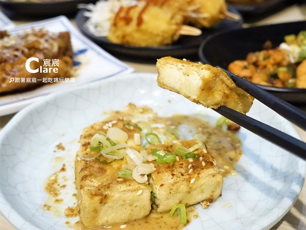 小菜-風味臭豆腐-敲之助鉄板焼き牛丼洋食-台南東區美食.台南東區平價百元鐵板燒推薦.南紡夢時代周邊美食推薦.JPG