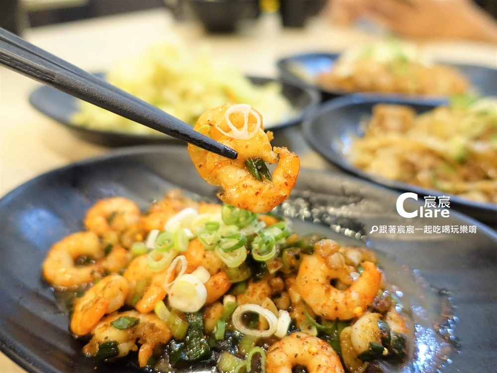 火爆蝦仁-敲之助鉄板焼き牛丼洋食-台南東區美食.台南東區平價百元鐵板燒推薦.南紡夢時代周邊美食推薦.JPG