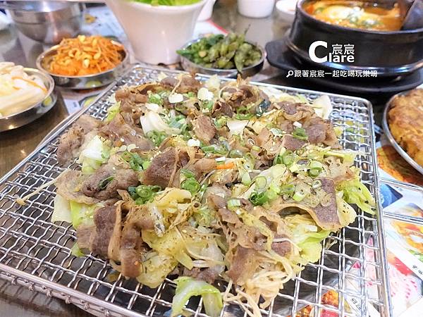 鐵架牛肉-韓朝韓式料理(崇明店)-台南東區美食.台南市立文化中心旁餐廳聚餐推薦.台南韓式料理餐廳.台南異國料理2.JPG