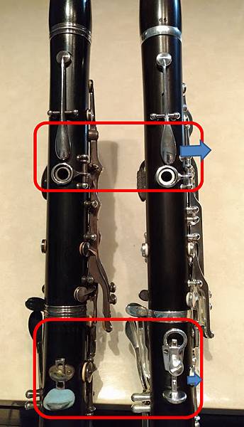 24.Leblanc Serenade Register key com with Old Buffet E11.bmp