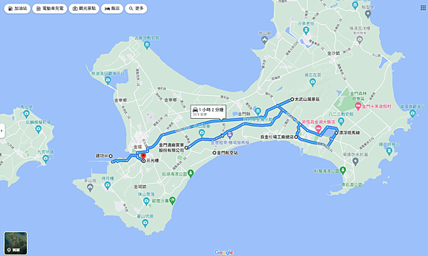 金門航空站-至-莒光樓-Google-地圖.png