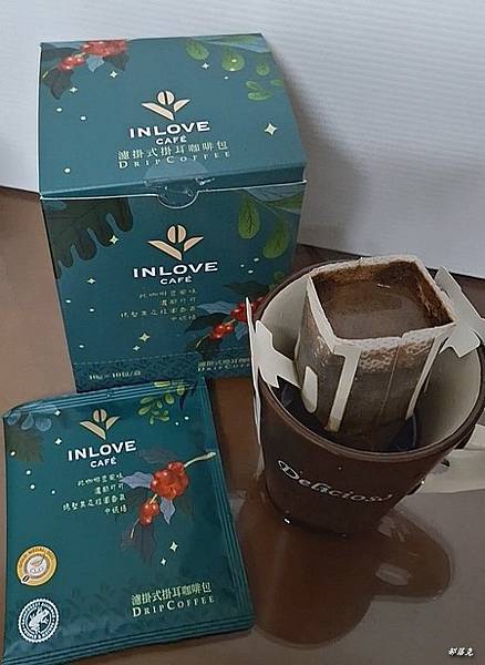 INLOVE Café濾掛式咖啡方便沖泡，每一杯都馥郁芬芳唇