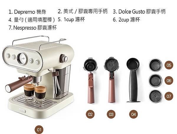 𝘿𝙢𝙤 義式『雙』膠囊機 專享生活美學，滴滴香醇咖啡好滋味（