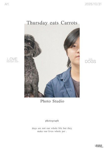 星期四吃紅蘿蔔寵物攝影為琦琦和咕少留下美好回憶