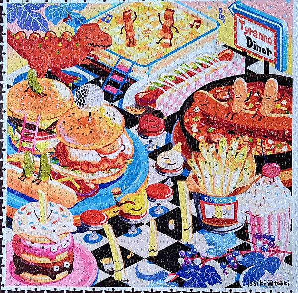 Pintoo-日本插畫家一色十秋 幸福食間系列 壽司/素食/ Pintoo-日本插畫家一色十秋 幸福食間系列 壽司/素食/