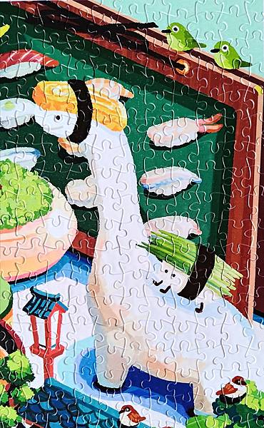 Pintoo-日本插畫家一色十秋 幸福食間系列 壽司/素食/ Pintoo-日本插畫家一色十秋 幸福食間系列 壽司/素食/