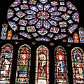 Chartres 聖母大教堂玫瑰窗