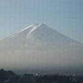 帶著霧的富士山