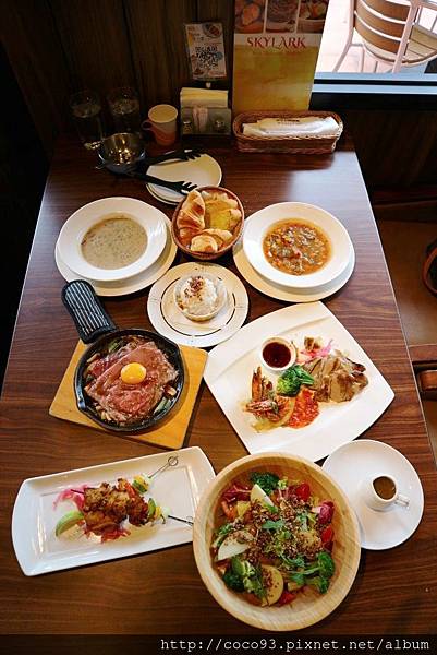 Skylark加州風洋食館 士林中山北店 感恩雙人套餐 獨創美味 Cp值高 必點 欣傳媒
