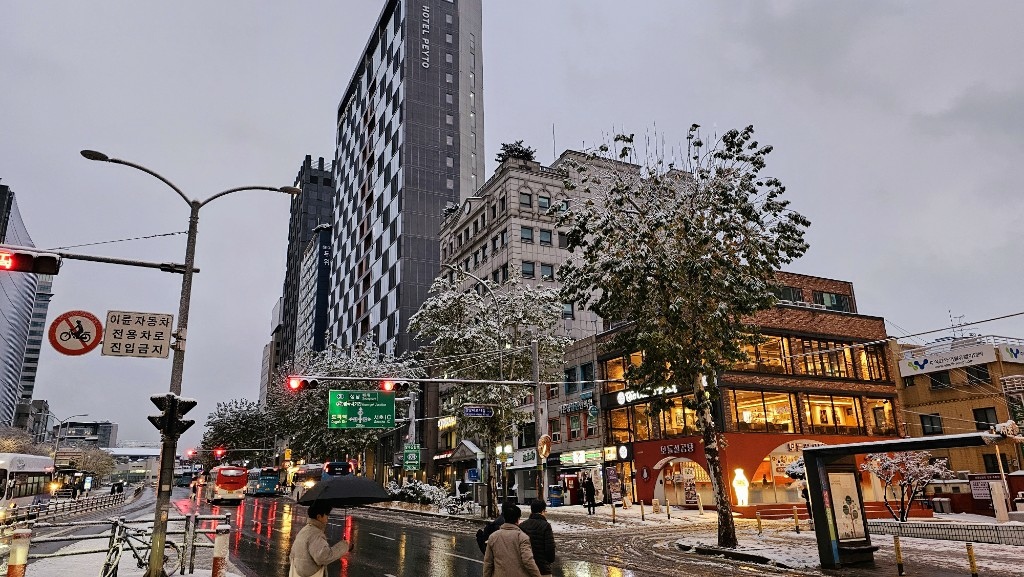 [首爾] 自由行探索當地人的行程11月大雪創紀錄