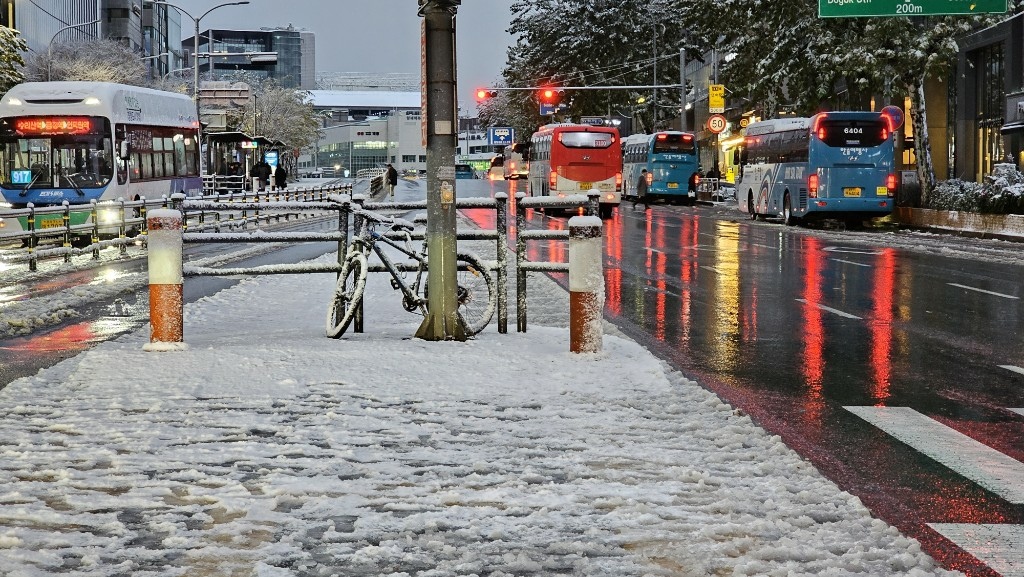 [首爾] 自由行探索當地人的行程11月大雪創紀錄