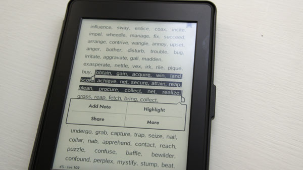 kindle paperwhite