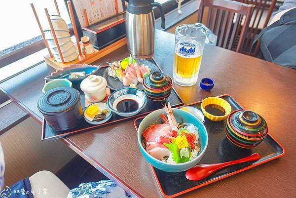 京都美食。松和物産 本店  天橋立車站旁邊的海鮮定食  一樓