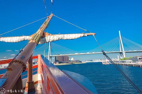大阪旅遊。帆船型觀光船 聖瑪麗亞號  大阪周遊卷CP超高景點