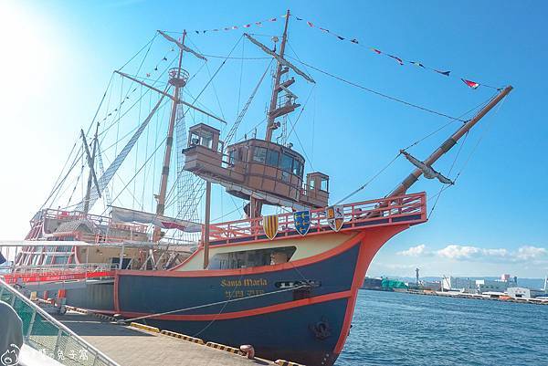 大阪旅遊。帆船型觀光船 聖瑪麗亞號  大阪周遊卷CP超高景點