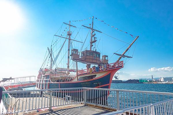 大阪旅遊。帆船型觀光船 聖瑪麗亞號  大阪周遊卷CP超高景點