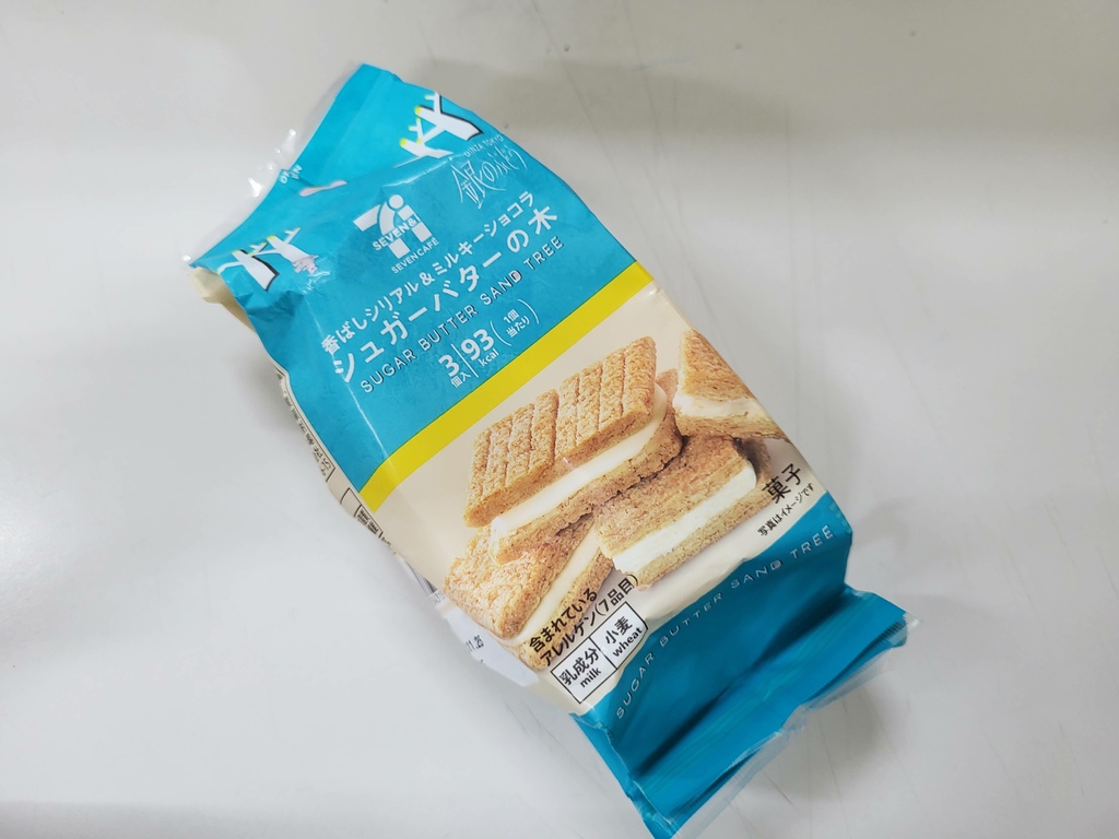 711日本超商７カフェシュガーバターの木シュガーバターの木　華やかに薫るカカオ発酵バターと洋酒香るレーズンサンドバターステイツクッキーSUGAR BUTTER SAND TREEBUTTER STATE's.jpg