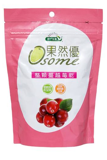 果然優整顆蔓越莓乾袋裝 果然優整顆蔓越莓乾袋裝