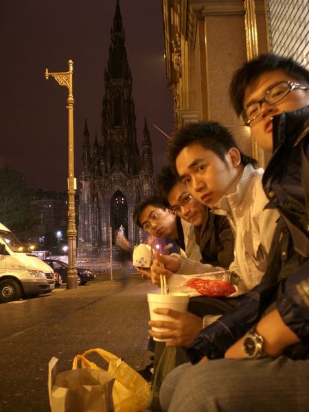 在愛丁堡的最後一餐