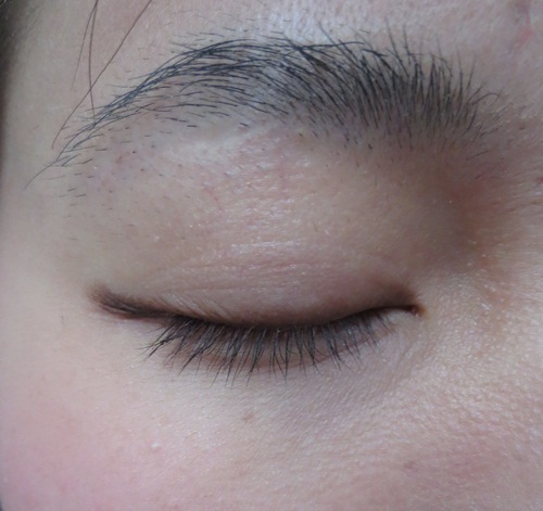 after brown eye liner