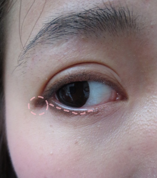 after brown eye liner2