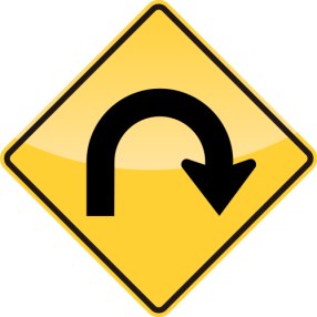 34_HAIRPIN CURVE AHEAD 前方急轉髮夾彎道