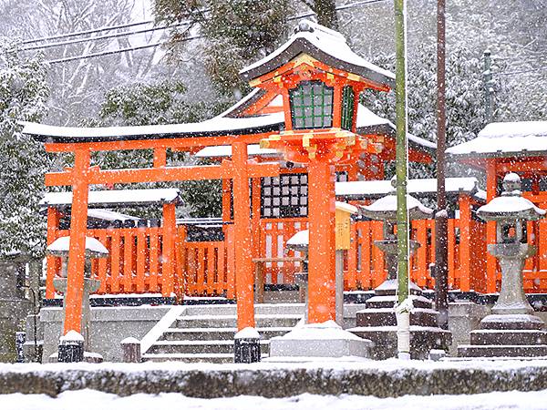 關西賞雪(九)‧伏見稻荷、光明院(Kansai Snow I